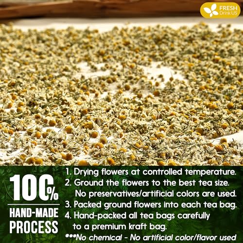 Smooth Sleep & Digest Duo, Chamomile Flower & Fennel Seed Herbal Tea Bags