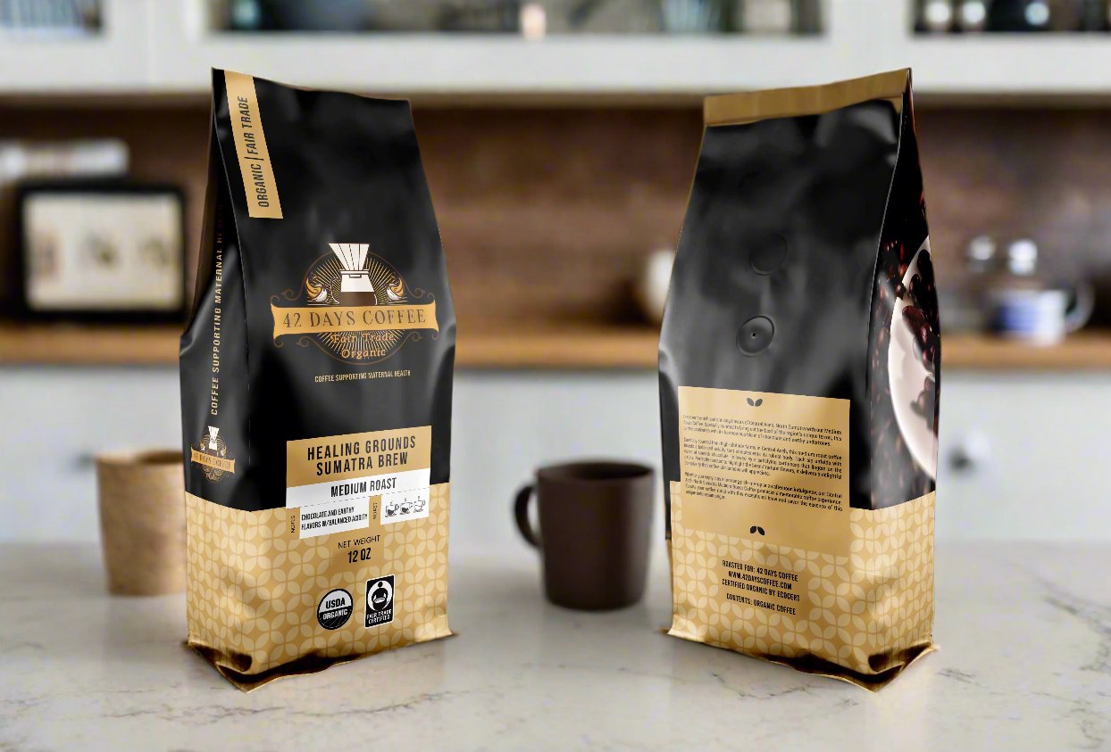 Healing Grounds Sumatra Brew - Organic Medium Roast Specialty Coffee