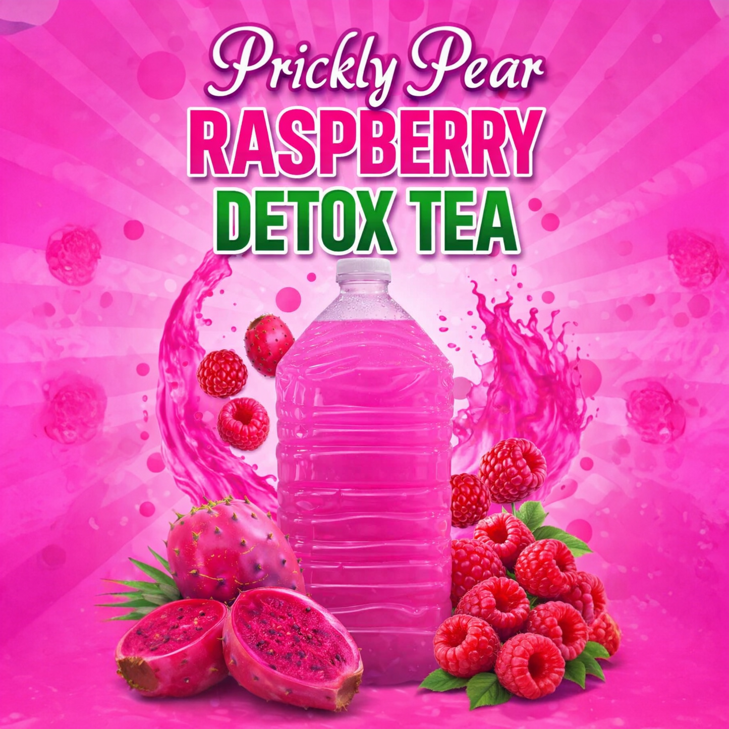 Prickly Pear Raspberry Detox Tea
