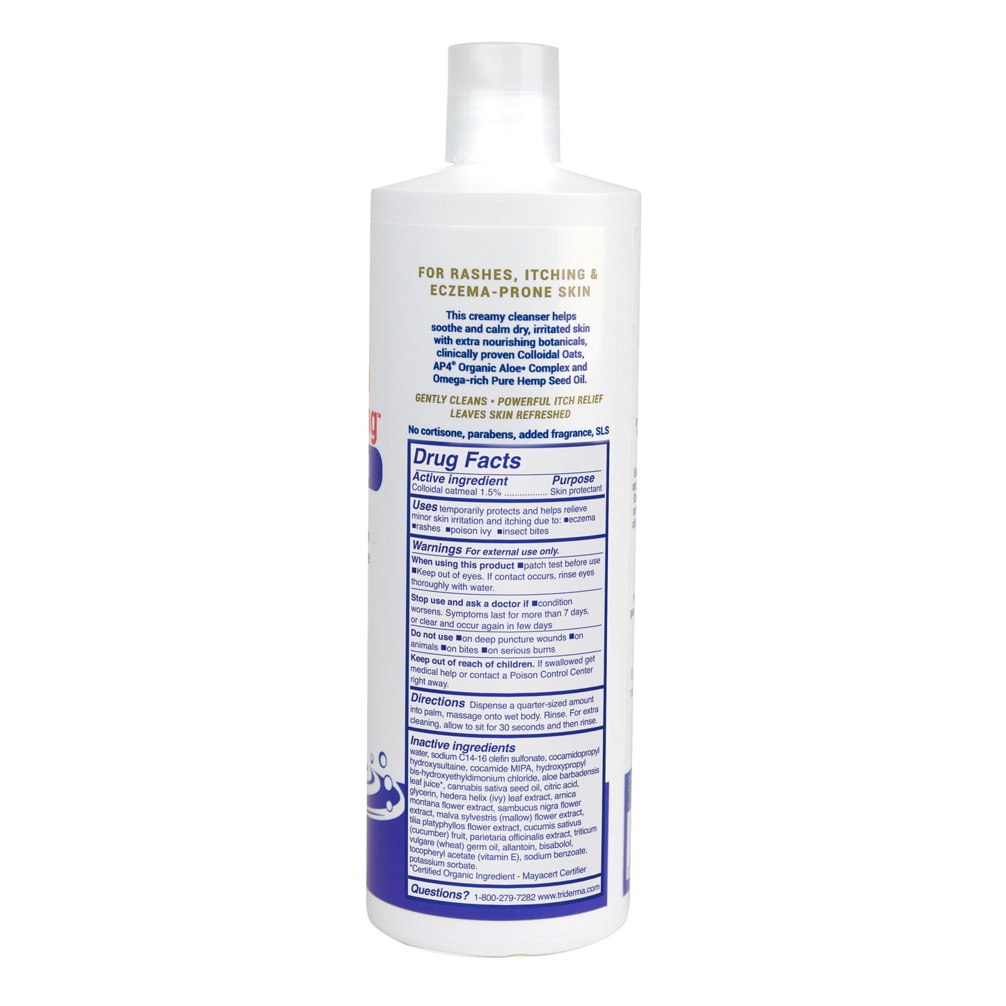 Eczema Body Wash for Sensitive Skin – Itch Relief & Gentle Cleansing with Colloidal Oatmeal & Aloe