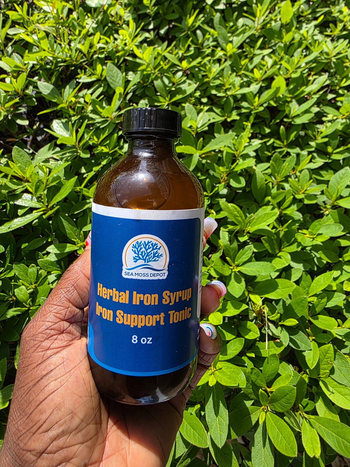 Herbal Iron Liquid Supplement | Natural Vegan