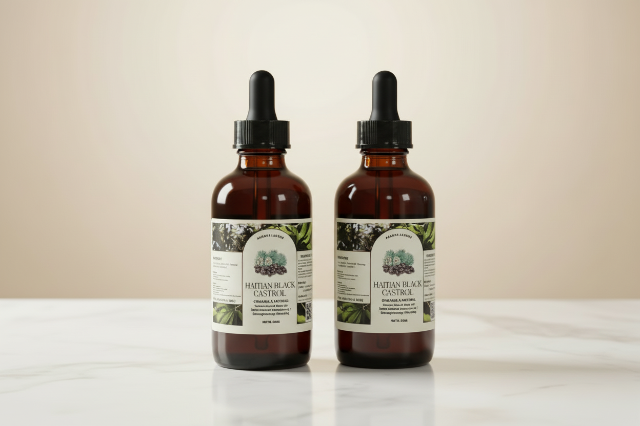 Haitian Black Castor Oil– Organic & Natural 100% Pure Castor Hair & Body Oil