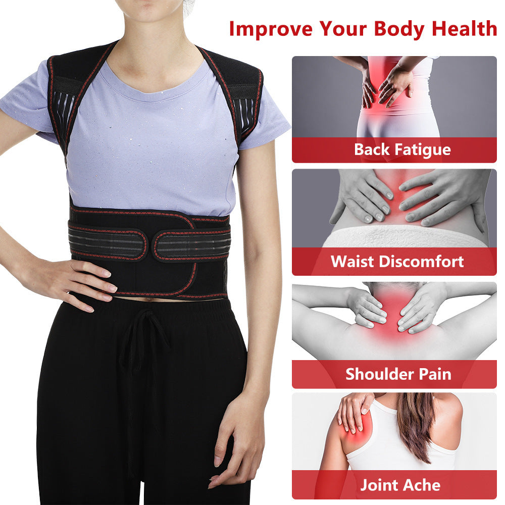 Magneticx Back Support Magnets Heating Therapy Belt Waist