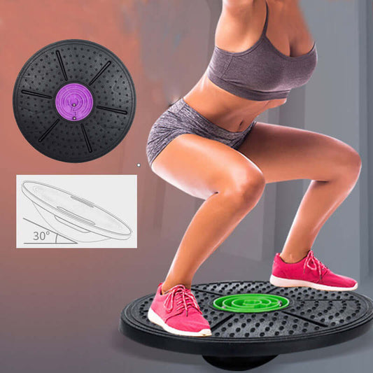 Balance Board Disc Stability Round Plates Exercise Trainer for Fitness Sports Waist Wriggling Fitness Balance Board