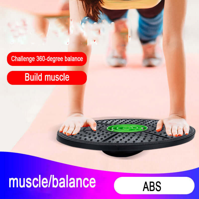 Balance Board Disc Stability Round Plates Exercise Trainer for Fitness Sports Waist Wriggling Fitness Balance Board
