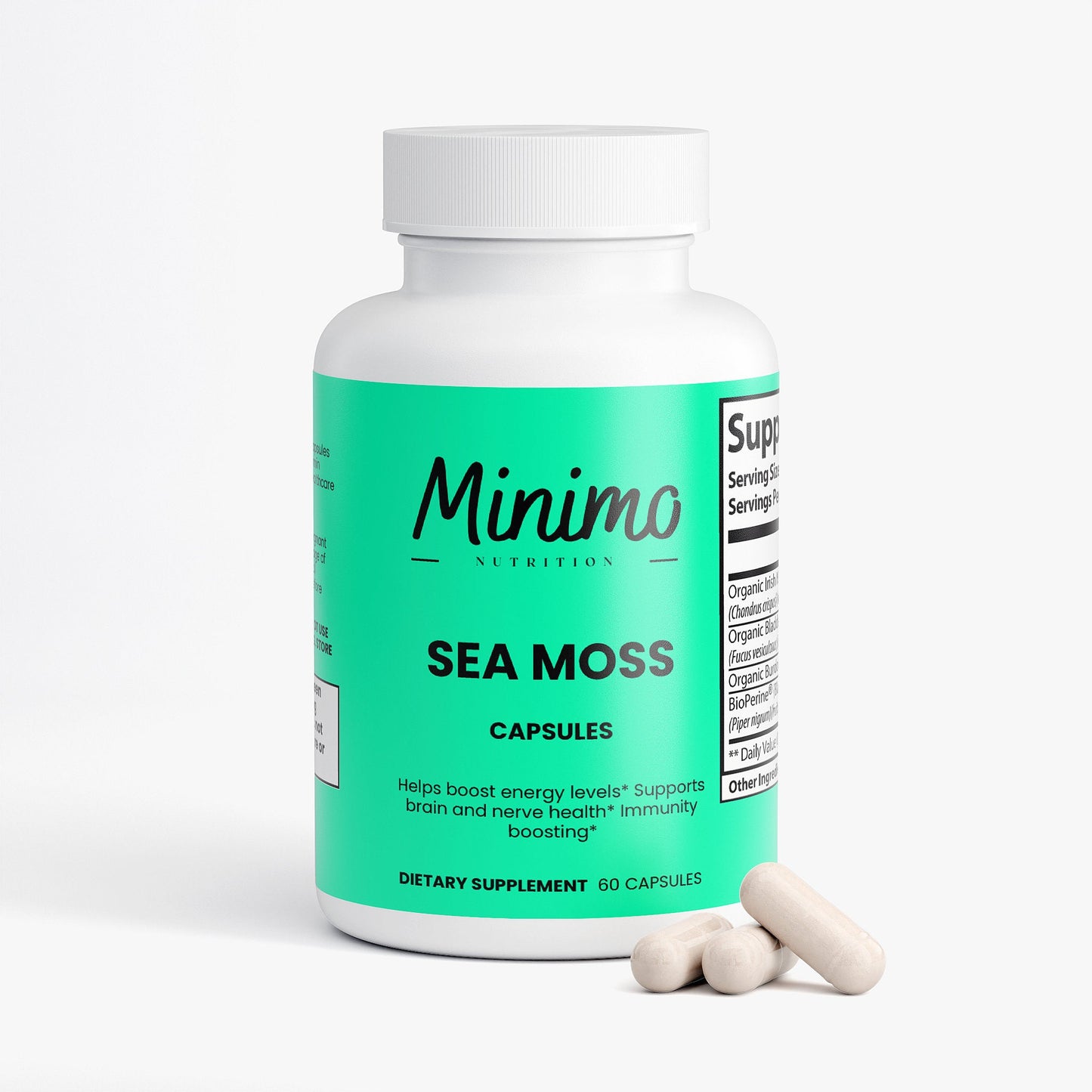 Sea Moss with Bladderwrack and Burdock Root