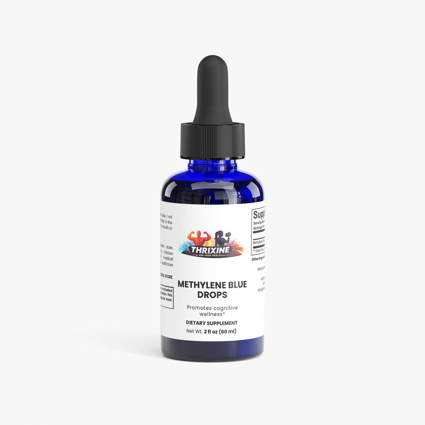 Methylene Blue Drops Made with Love in the USA