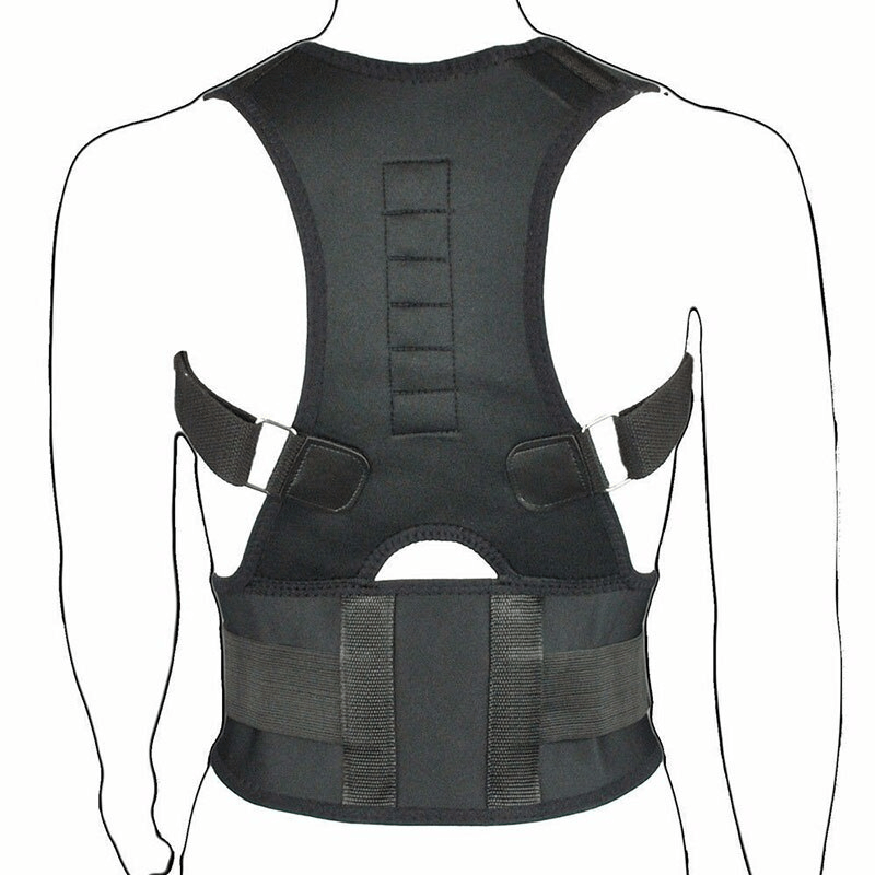 Posture Corrector Support Magnetic Back Shoulder Brace Belt Band