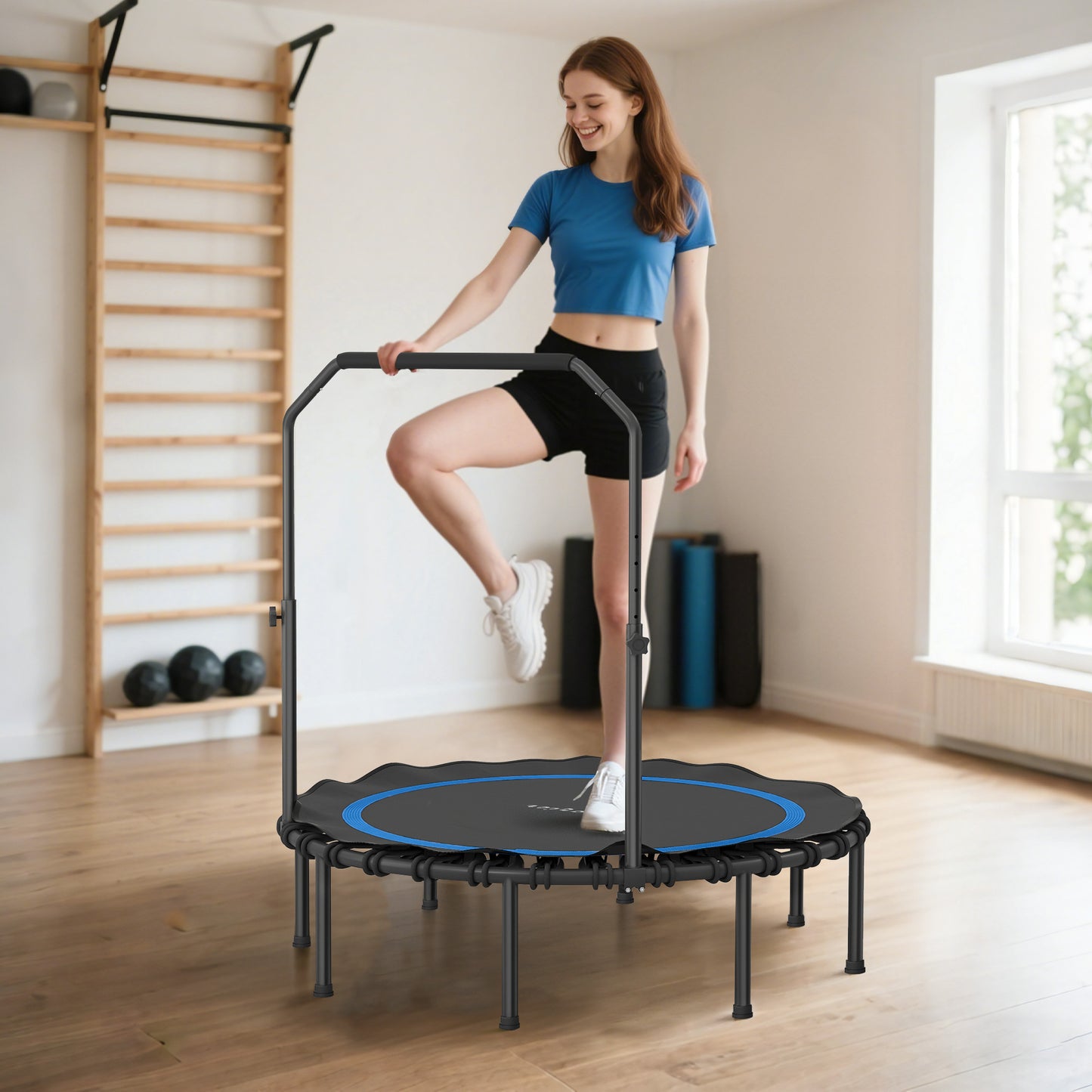 Soozier Rebounder Trampoline for Adults, Foldable Trampoline