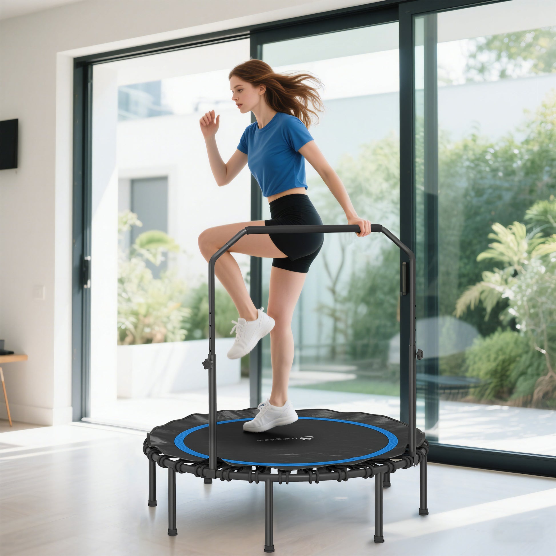 Soozier Rebounder Trampoline for Adults, Foldable Trampoline