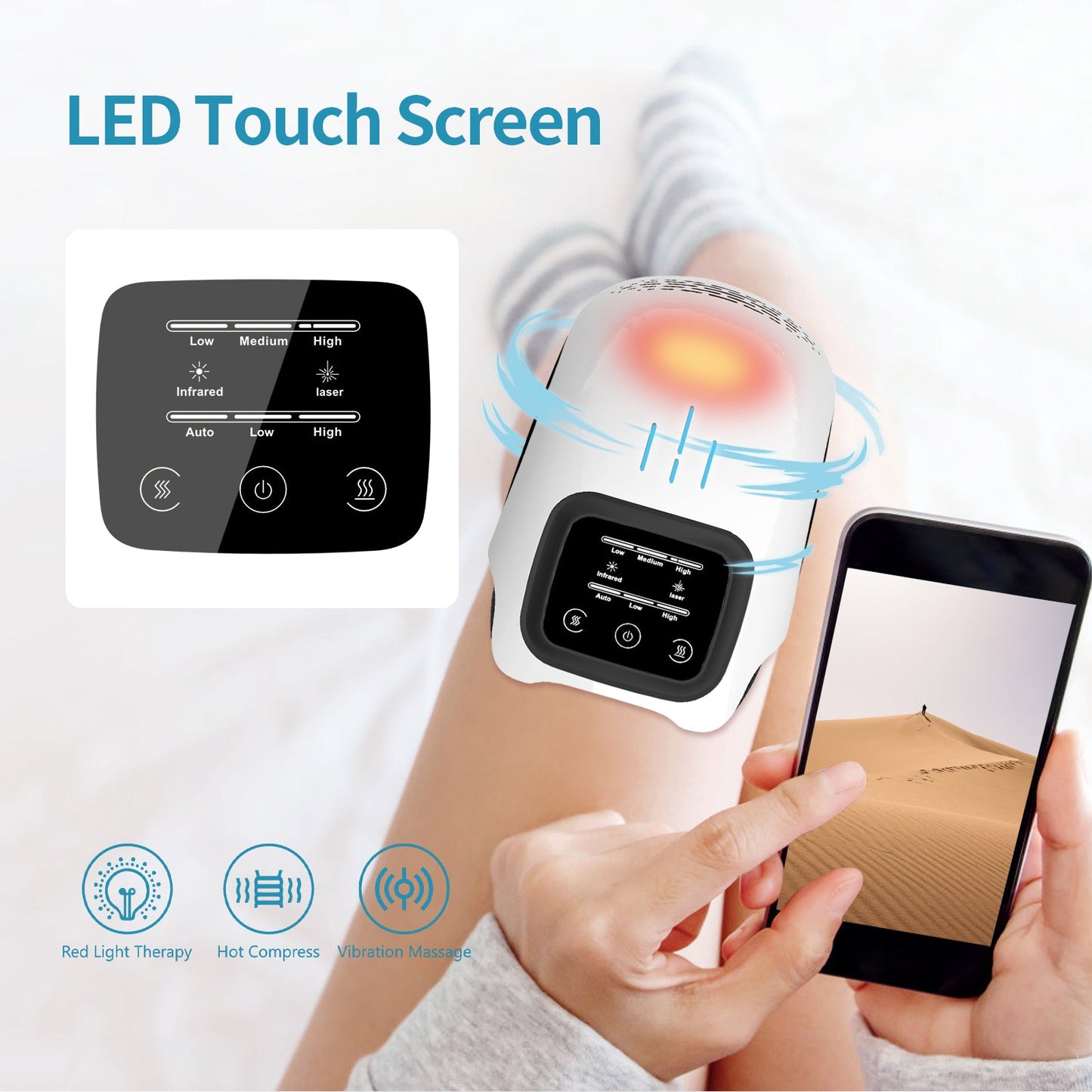 Intelligent Home Use Electric Intelligent Kneading Heating Knee Massager