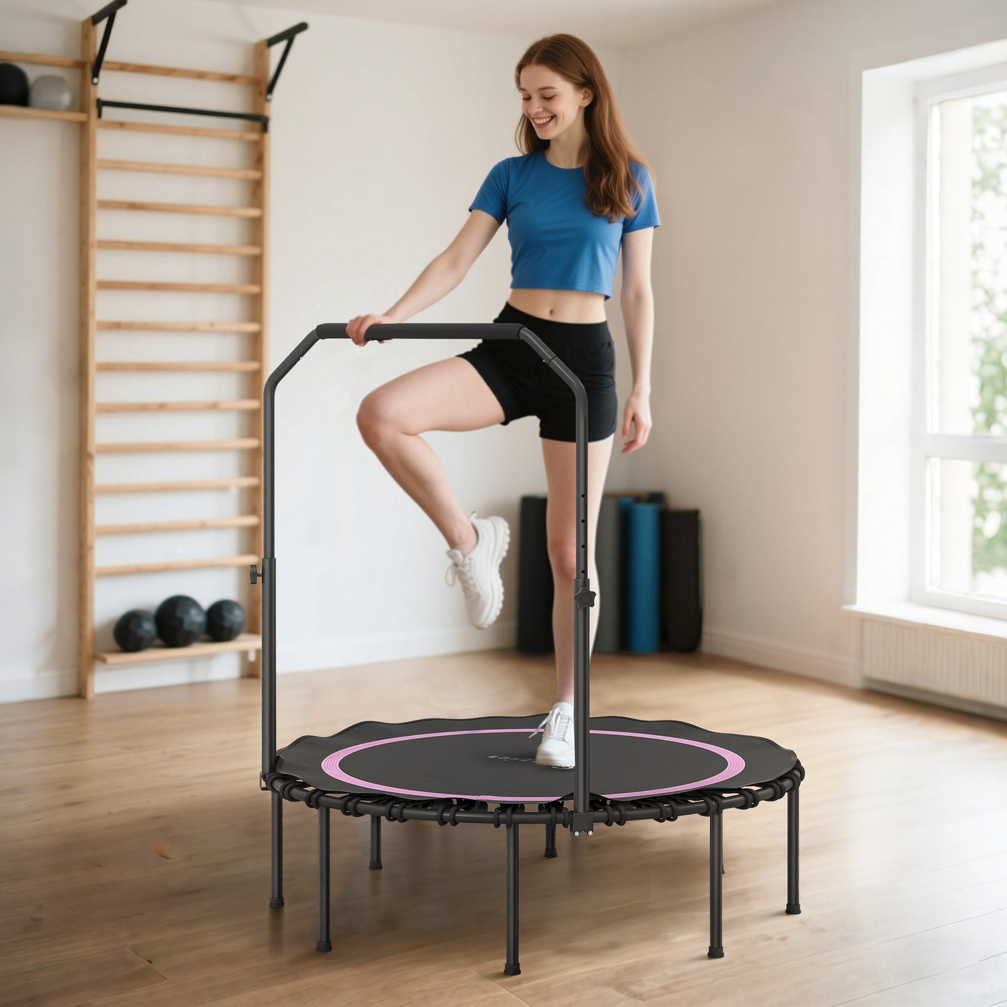 Soozier Rebounder Trampoline for Adults, Foldable Trampoline
