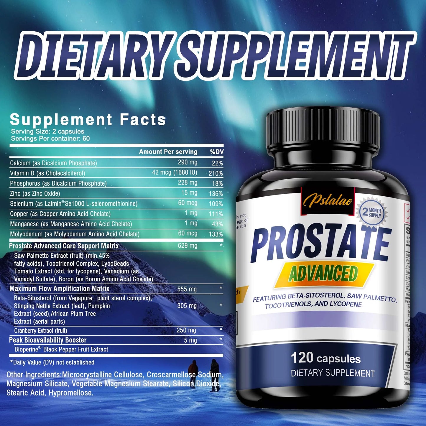 Prostate Capsules - Contains Saw Palmetto