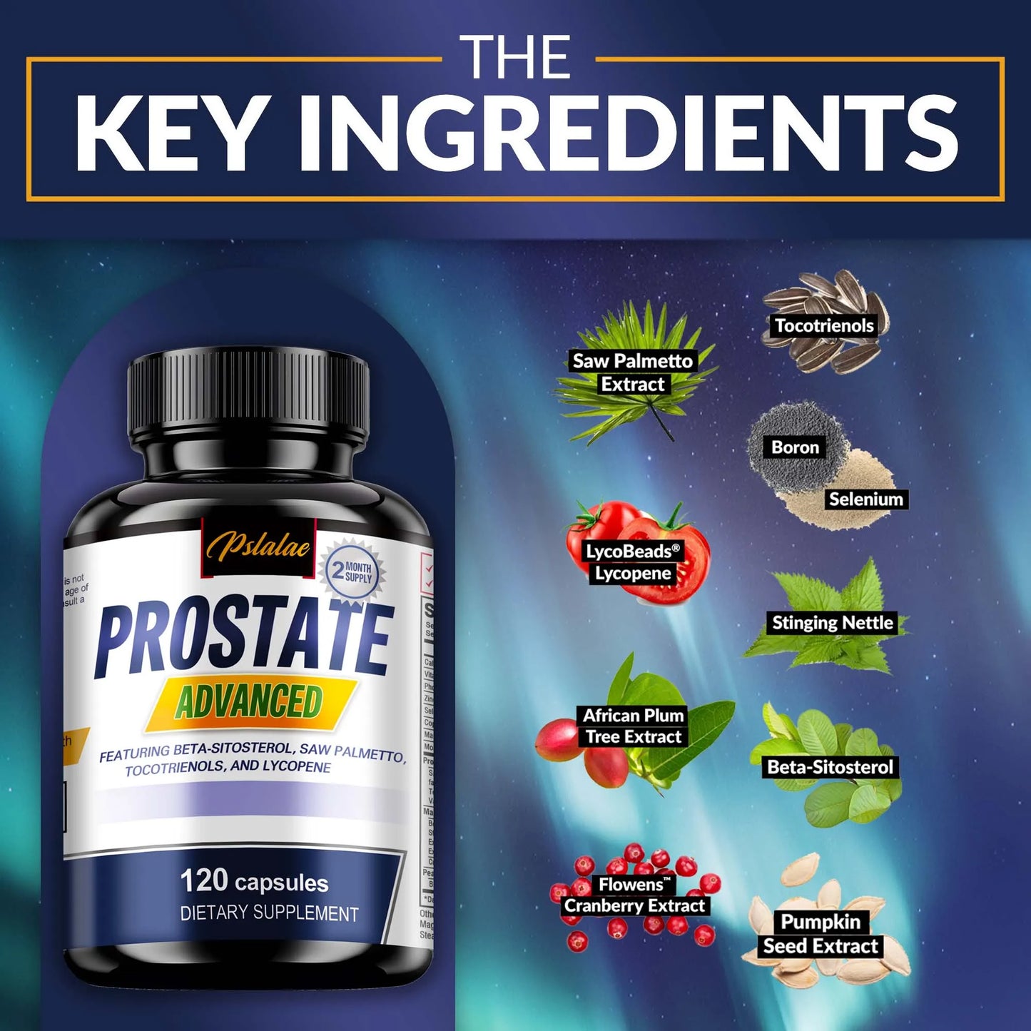 Prostate Capsules - Contains Saw Palmetto