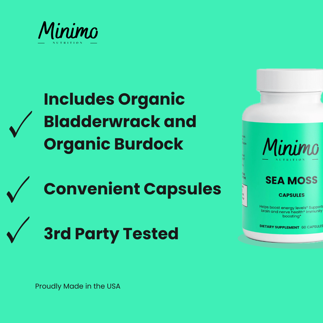 Sea Moss with Bladderwrack and Burdock Root