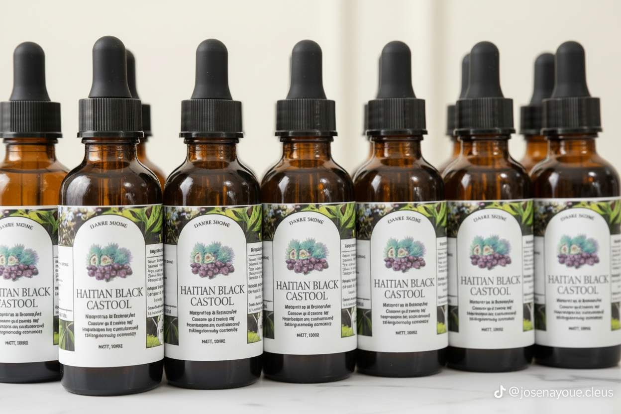 Haitian Black Castor Oil– Organic & Natural 100% Pure Castor Hair & Body Oil