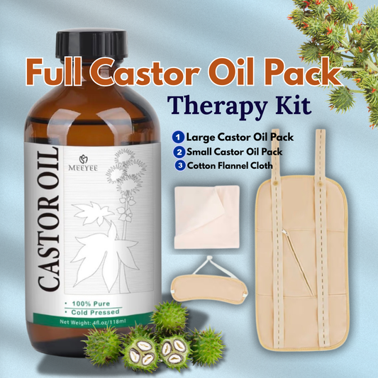 Full Castor Oil Pack Therapy Kit