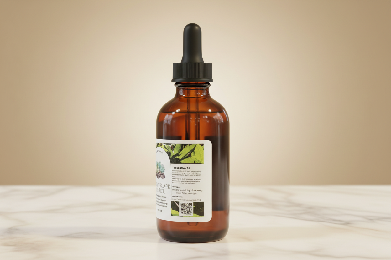 Haitian Black Castor Oil– Organic & Natural 100% Pure Castor Hair & Body Oil