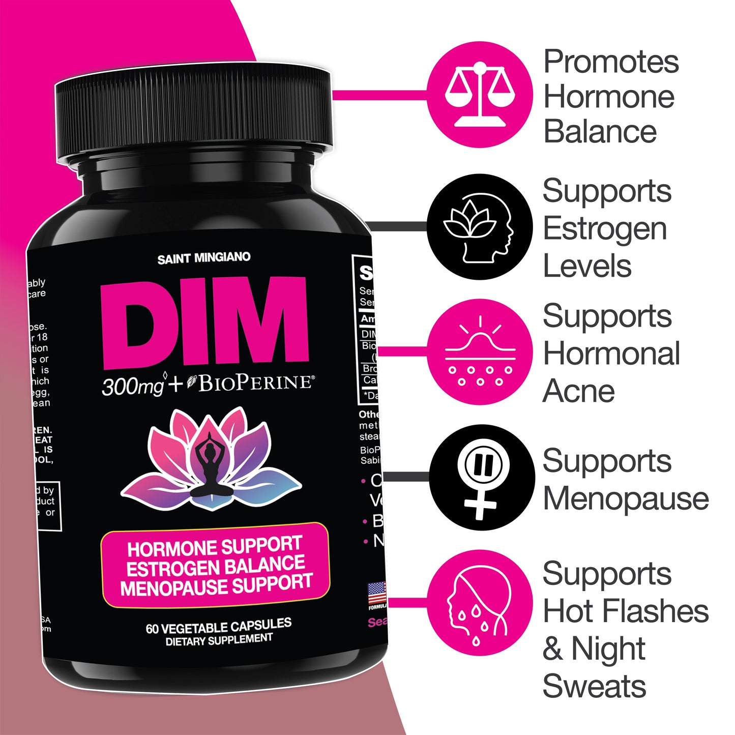 DIM Supplement 300 mg Supplements for Women