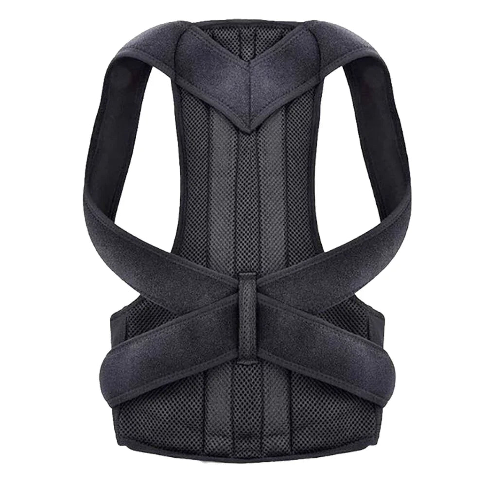 Adjustable Posture Corrector Low Back Support Shoulder Brace Belt For Men & Women