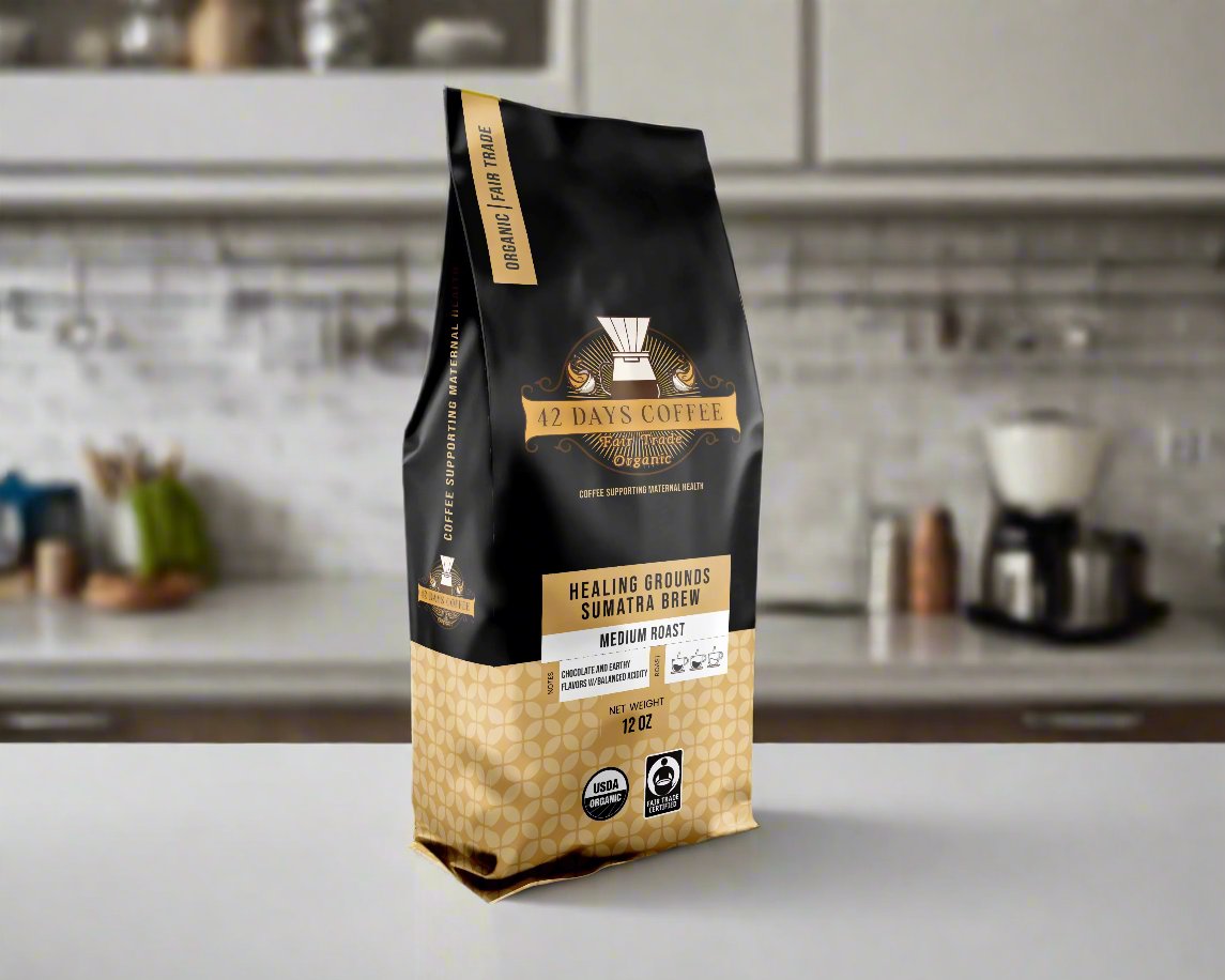 Healing Grounds Sumatra Brew - Organic Medium Roast Specialty Coffee