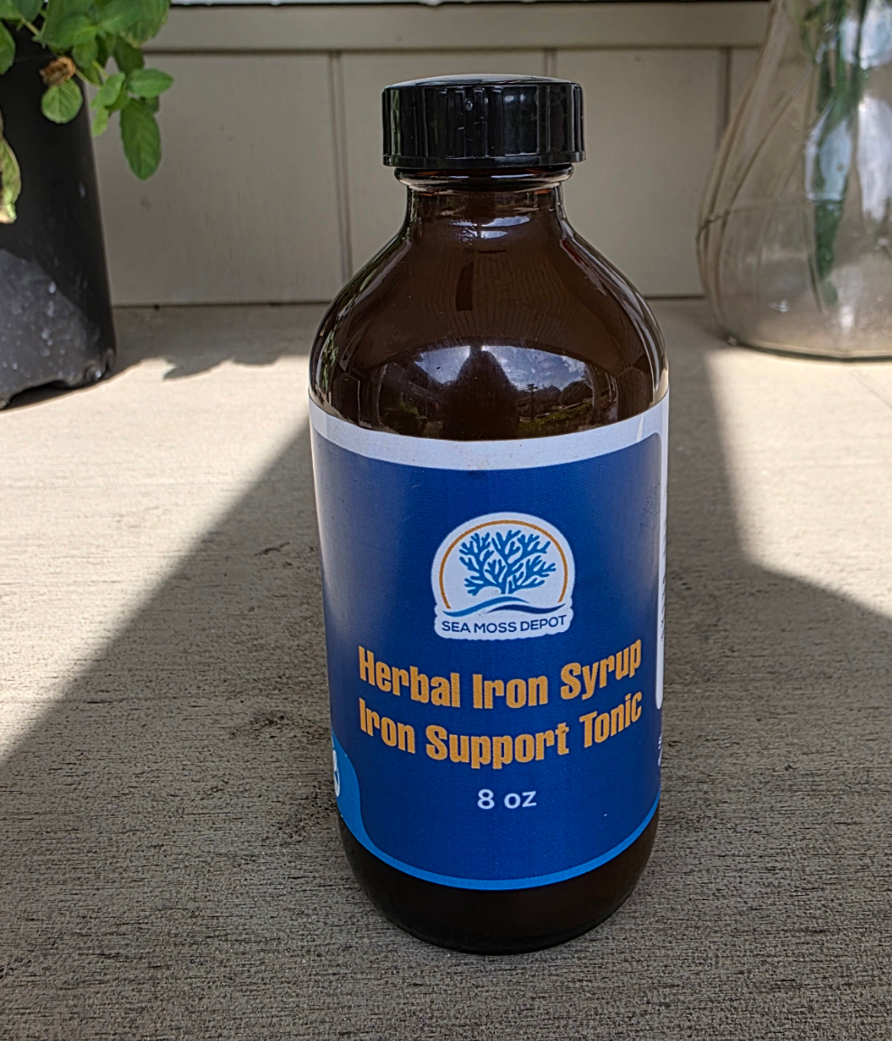 Herbal Iron Liquid Supplement | Natural Vegan