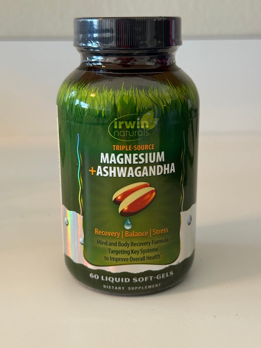 Magnesium + Ashwagandha Liquid Softgels