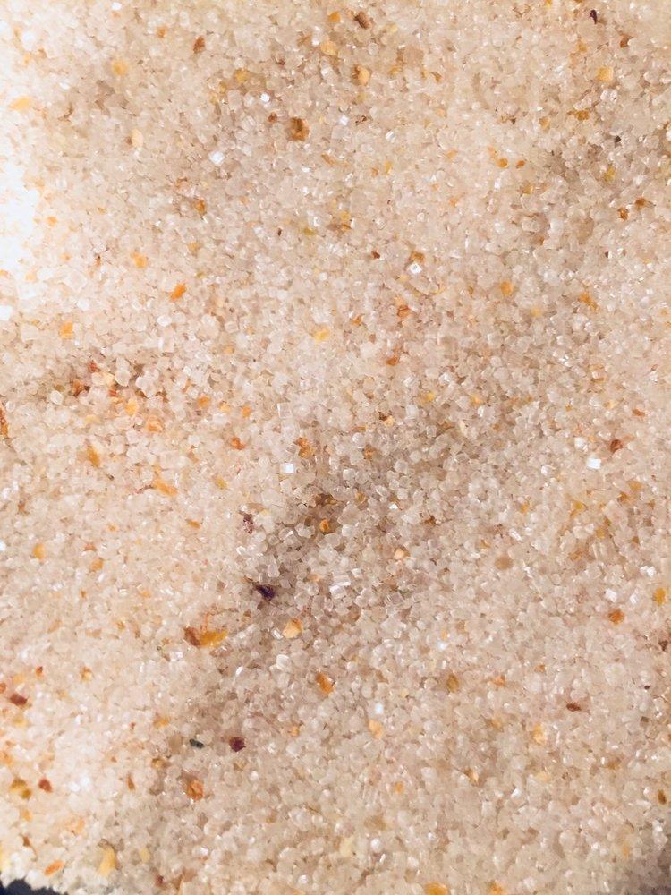 Lemon Peel infused artisan culinary Sugar