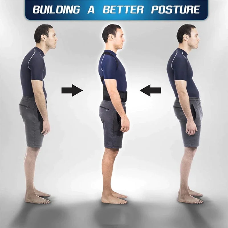 Posture Corrector Support Magnetic Back Shoulder Brace Belt Band For Men & Women