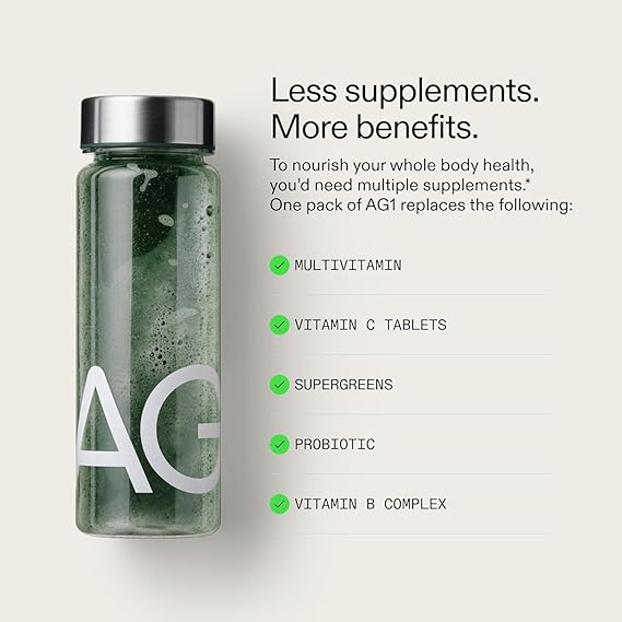 AG1 Athletic Greens Powder Supplement pack of 2