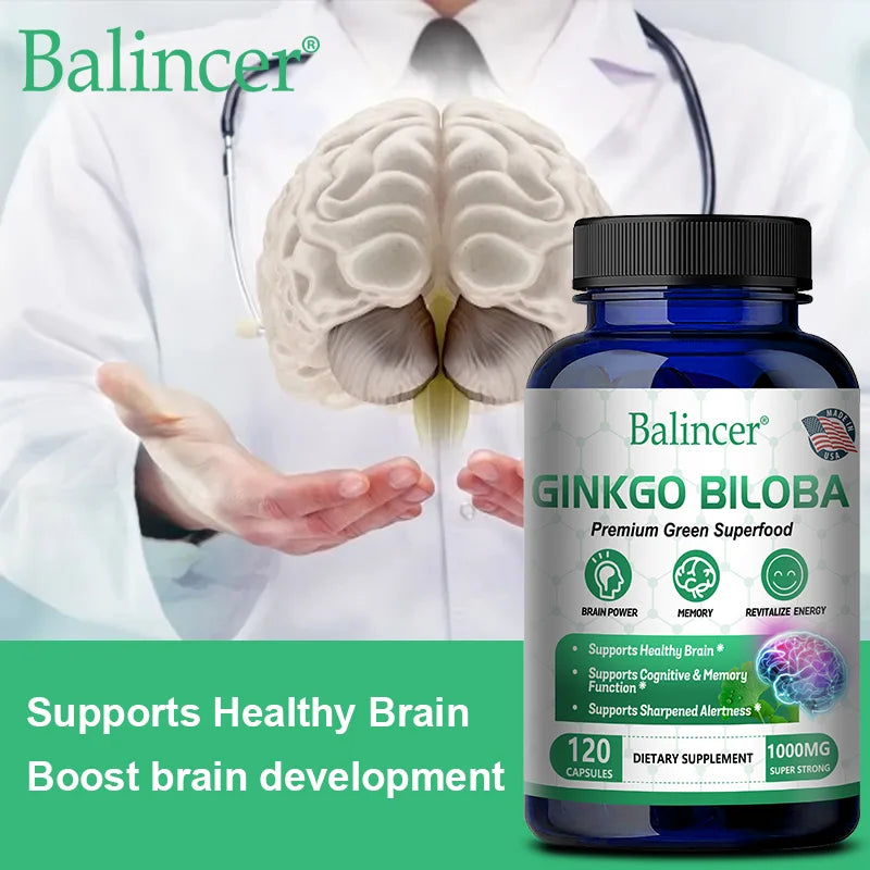 Ginkgo Biloba Extract with B Vitamin Supplement