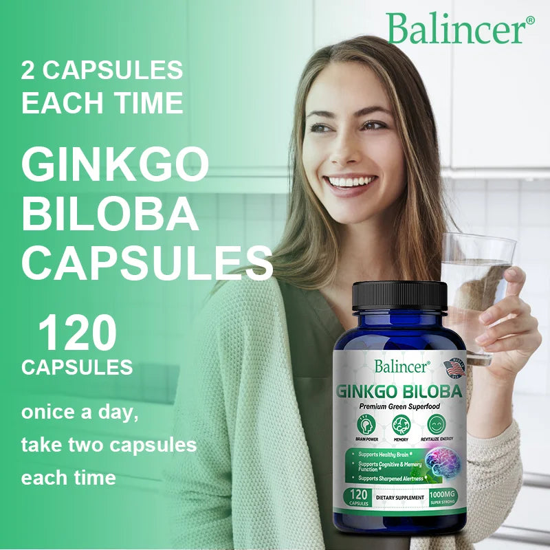 Ginkgo Biloba Extract with B Vitamin Supplement