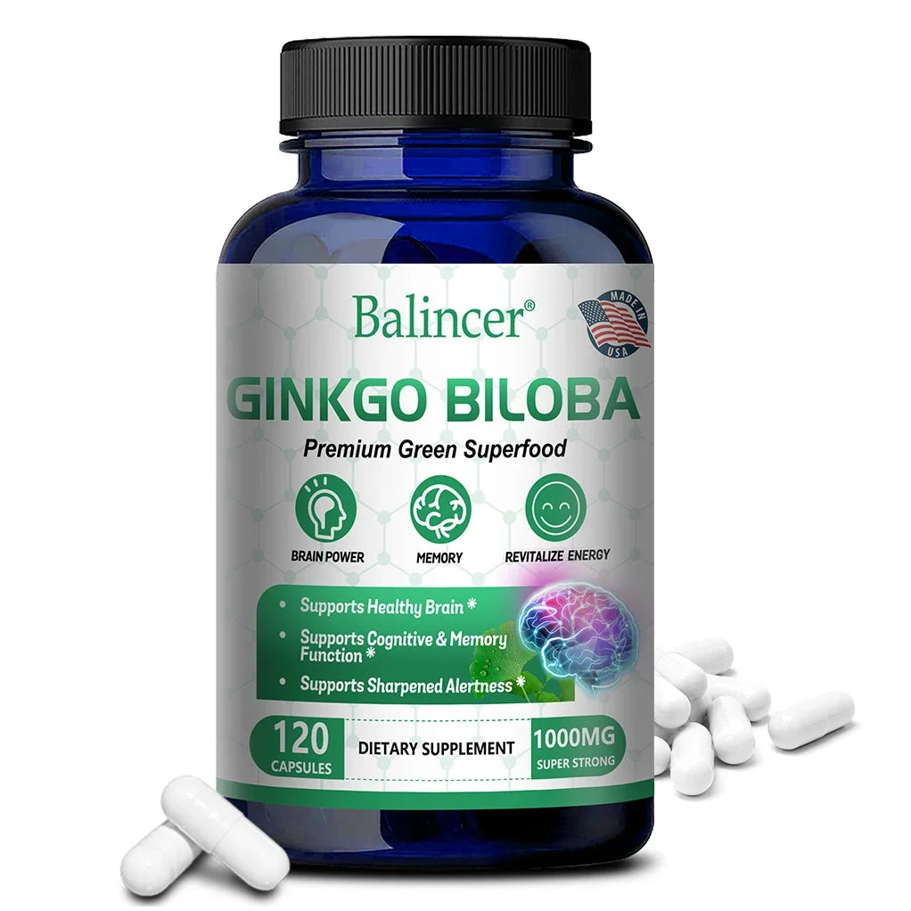 Ginkgo Biloba Extract with B Vitamin Supplement