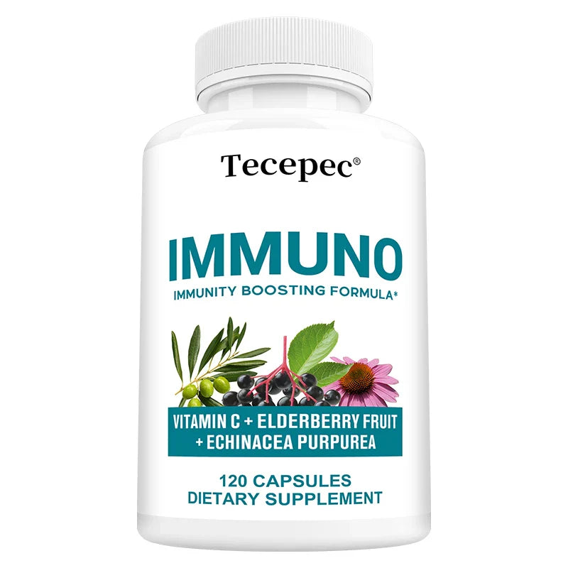 Multivitamin with Elderberry Extract, Antioxidant, Supports Anti-Aging, Metabolism, Immune, Bone Health, 120 Capsules