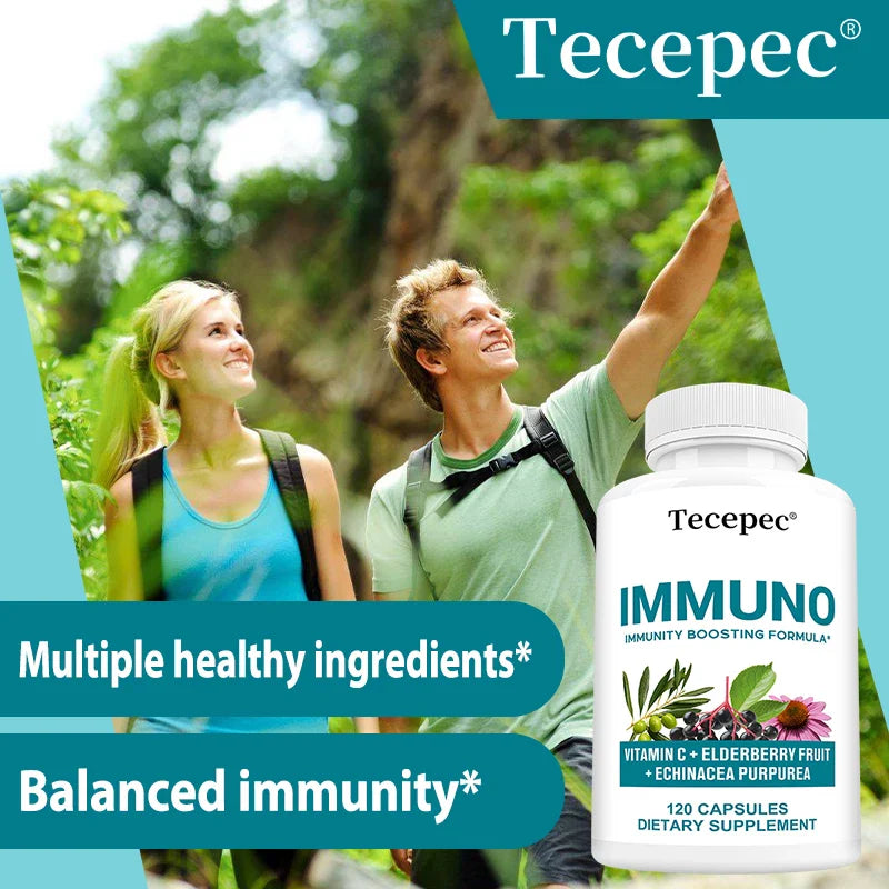 Multivitamin with Elderberry Extract, Antioxidant, Supports Anti-Aging, Metabolism, Immune, Bone Health, 120 Capsules