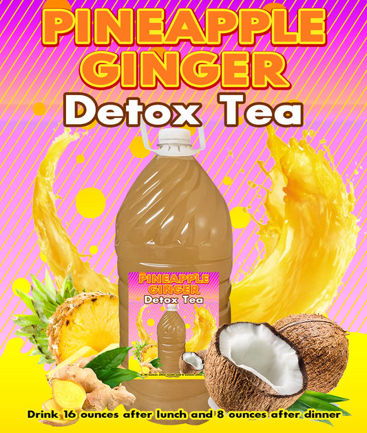 Pineapple Ginger Detox Tea