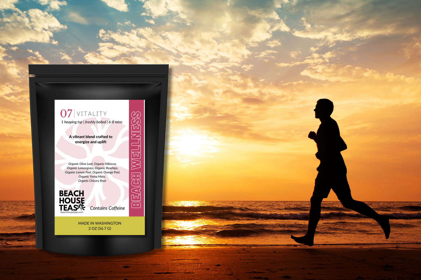 Beach Wellness: Vitality Tea