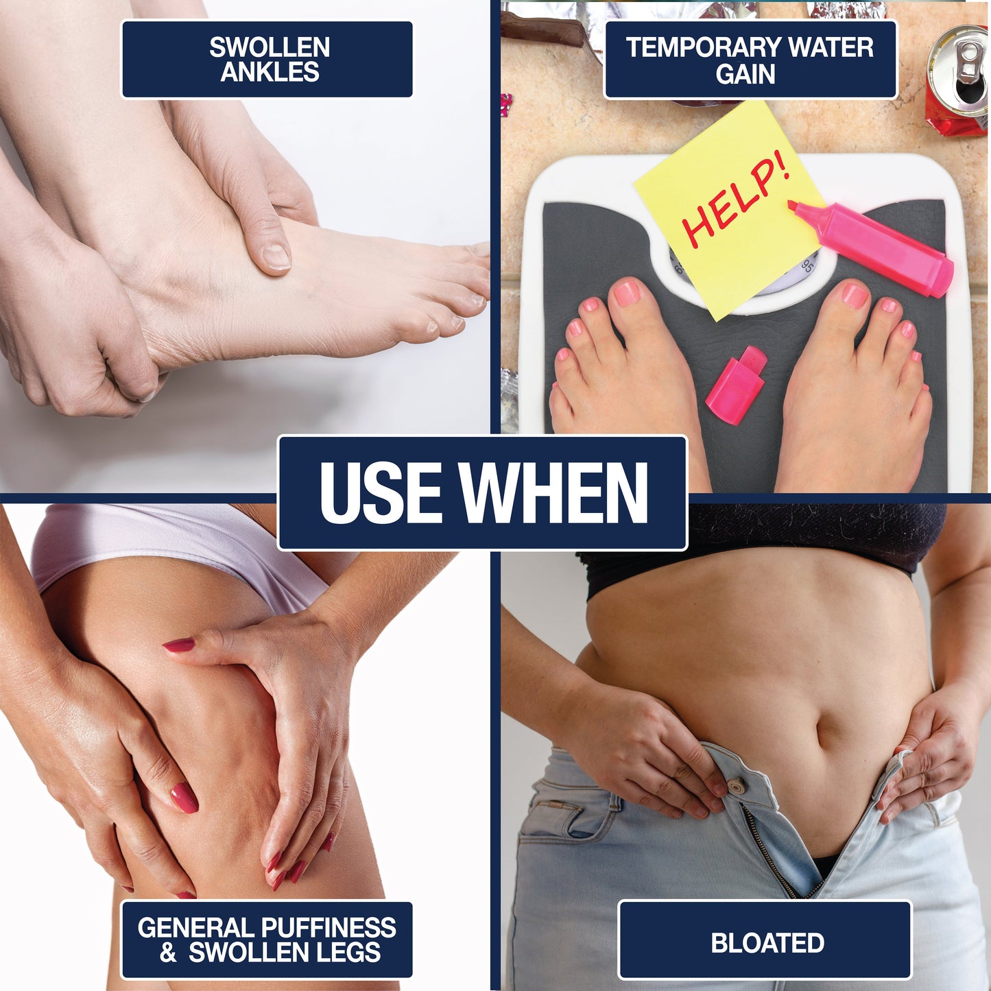 Water Away - Water Retention and Flushing, Aids