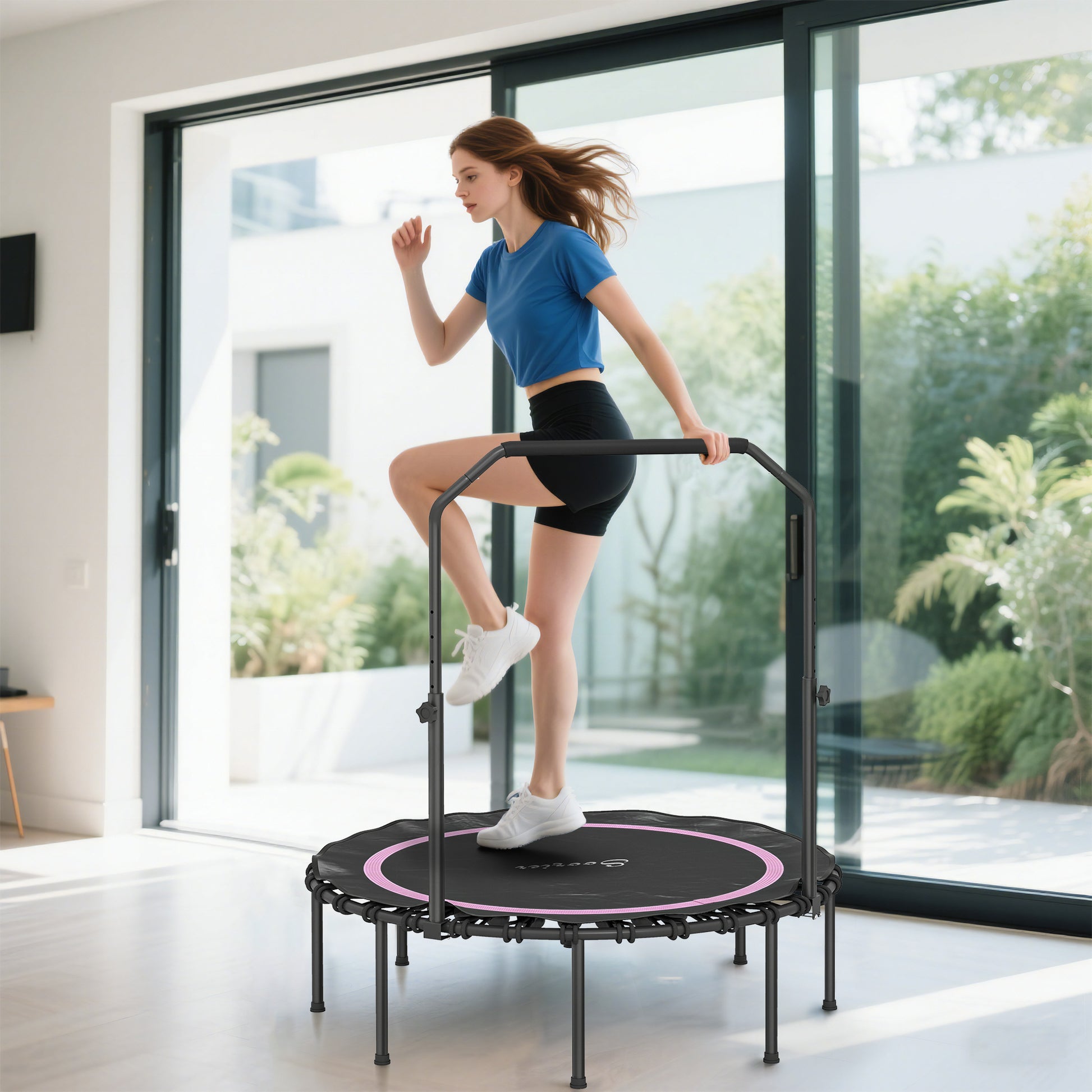 Soozier Rebounder Trampoline for Adults, Foldable Trampoline