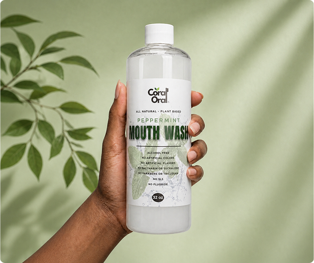 Peppermint Mouth Wash (Family Size) 32oz