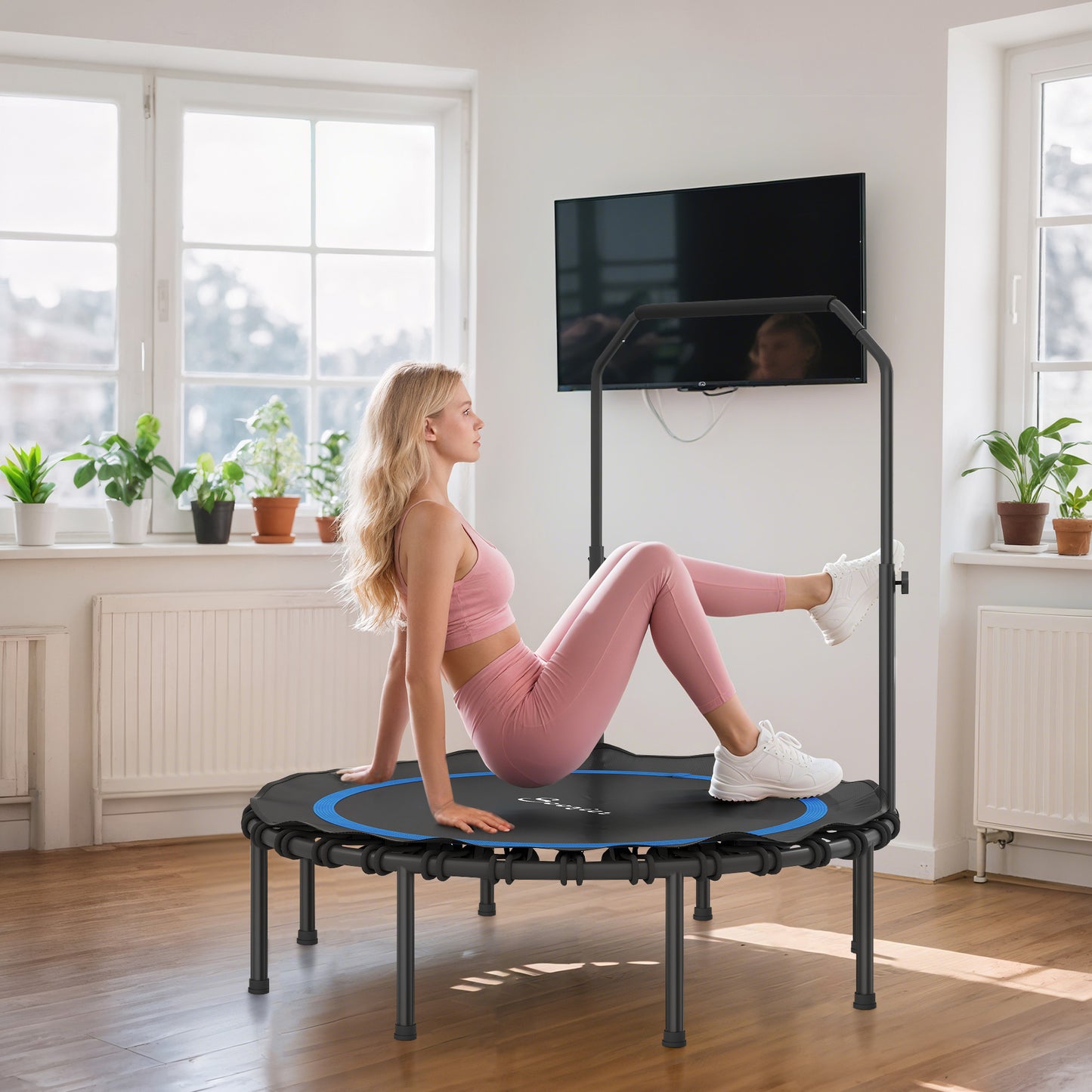 Soozier Rebounder Trampoline for Adults, Foldable Trampoline