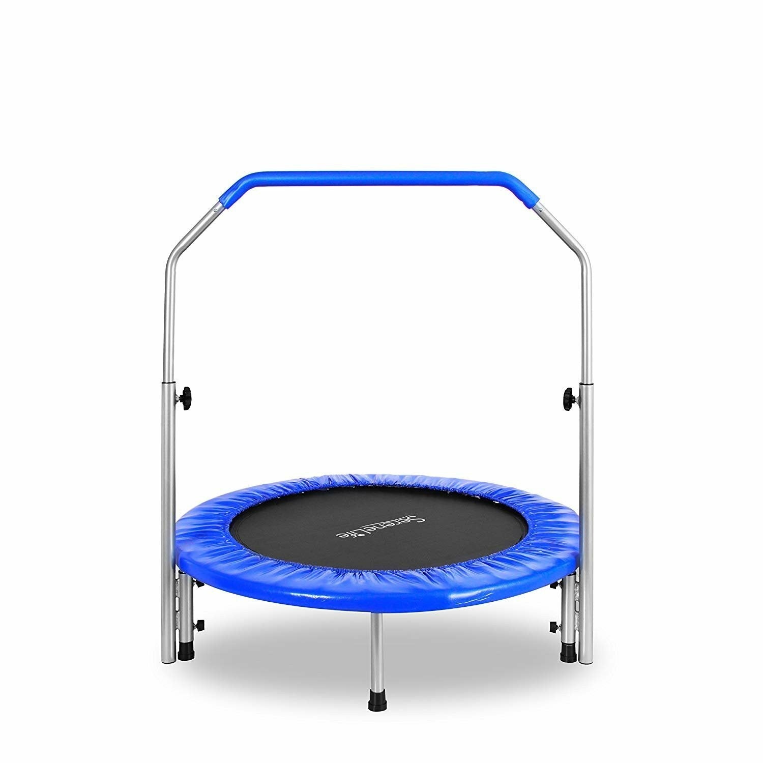 Serenelife Portable & Foldable Trampoline - 40" In-Home Mini Rebounder With...