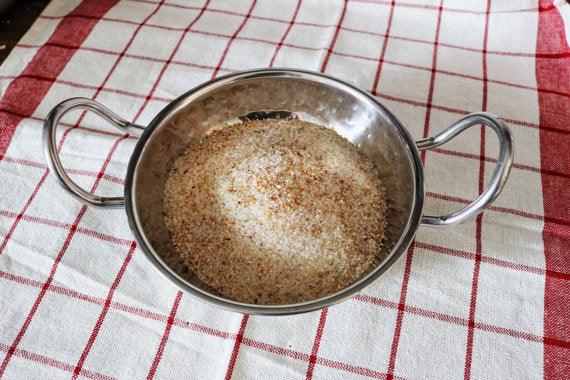 Lemon Peel infused artisan culinary Sugar
