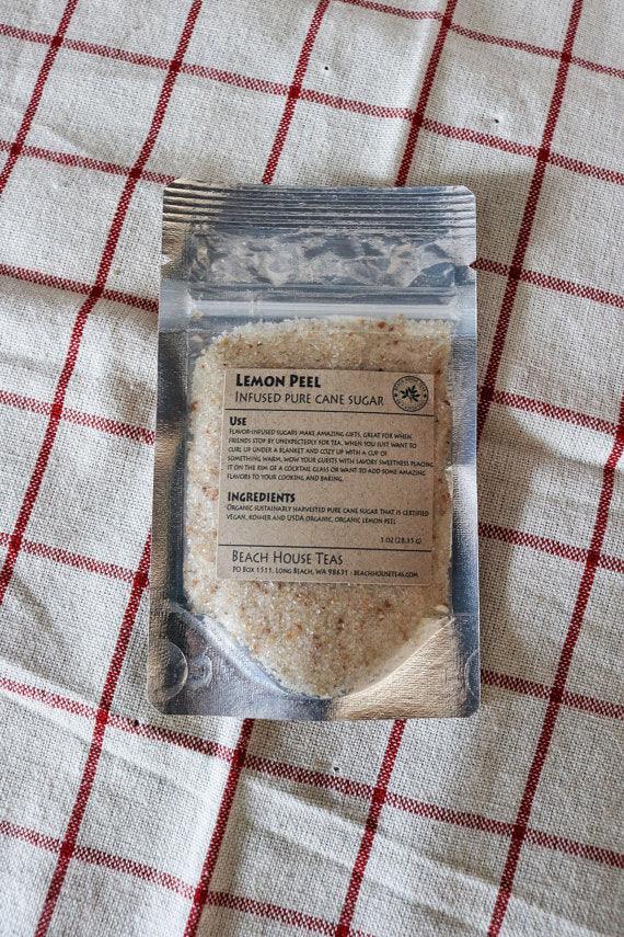 Lemon Peel infused artisan culinary Sugar