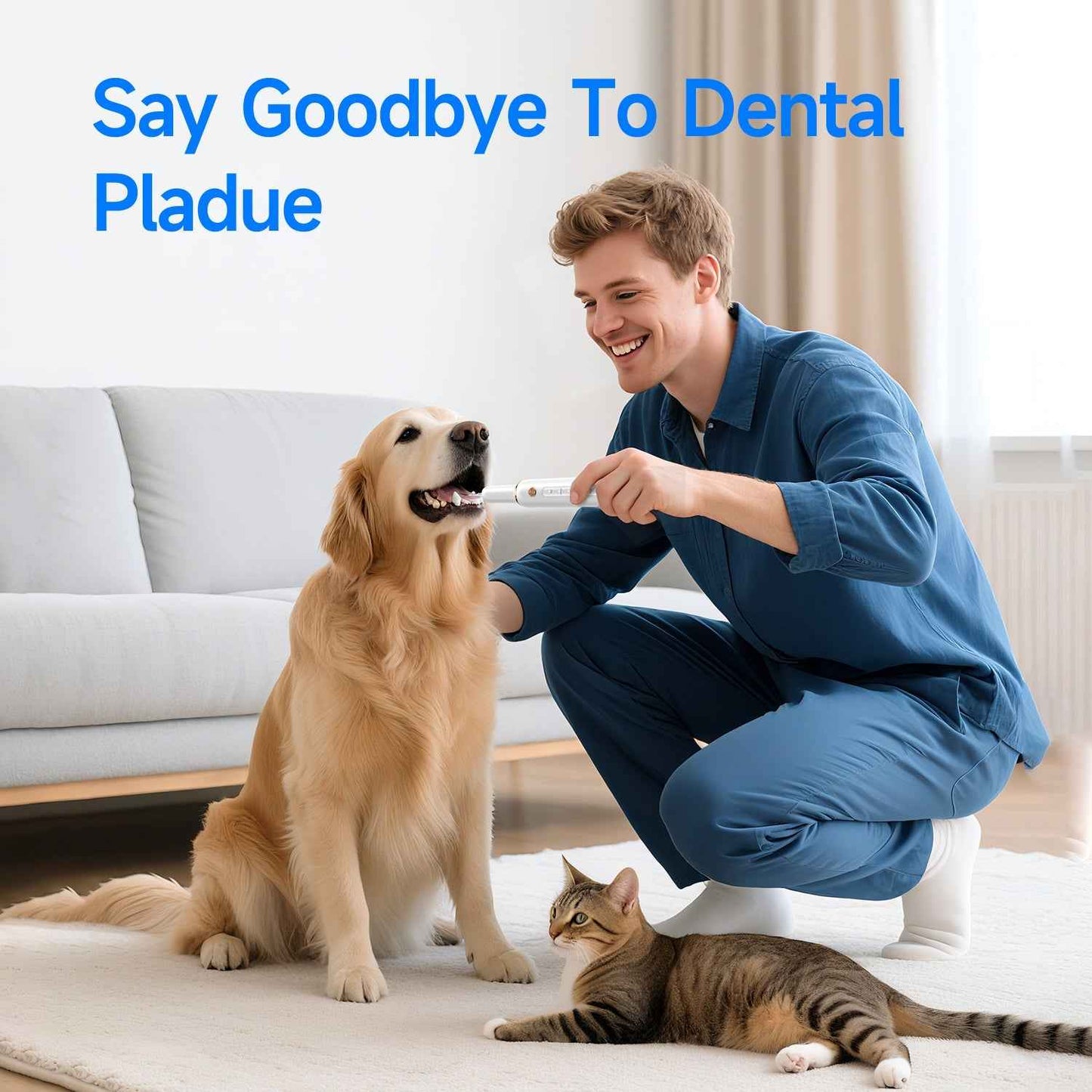 T4 Pet Ultrasonic Tooth Cleaner | Safe Dental Care for Pets