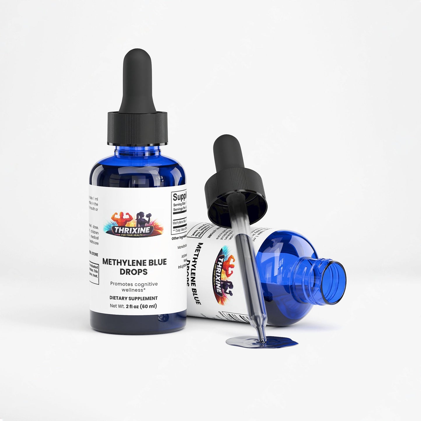 Methylene Blue Drops Made with Love in the USA
