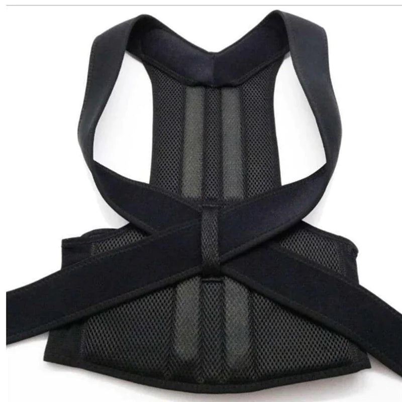 Adjustable Posture Corrector Low Back Support Shoulder Brace Belt For Men & Women